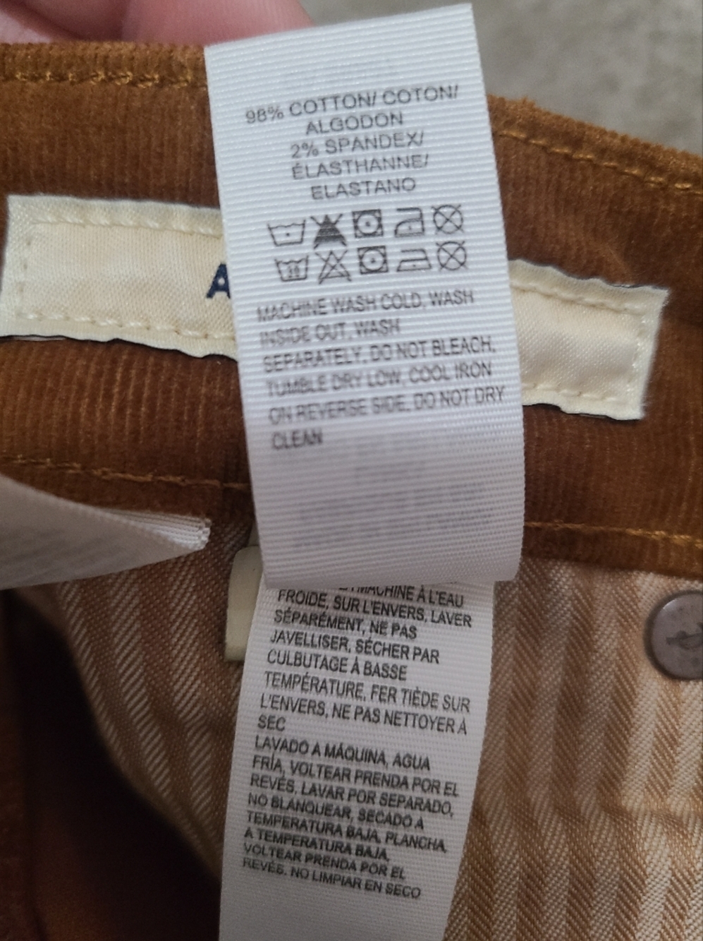 Lucky Brand Ava Corduroy Boho Flare Pants - Picture 3 of 3